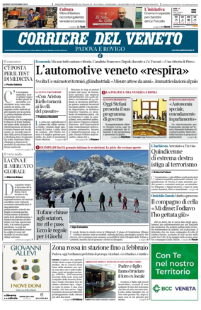 Cover of Corriere del Veneto (Padova e Rovigo)