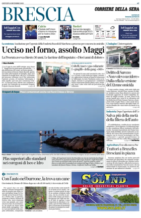 Cover of Corriere della Sera (Brescia)