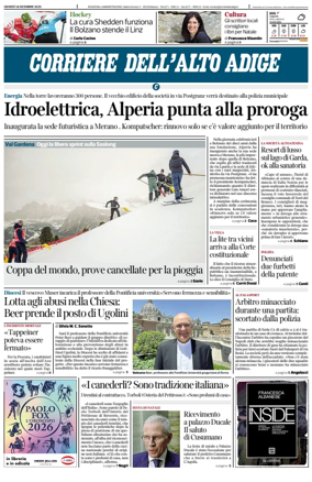Cover of Corriere dell'Alto Adige