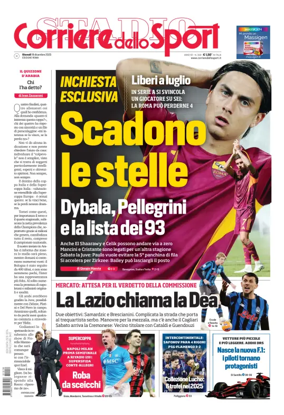 Cover of Corriere dello Sport (Lazio)