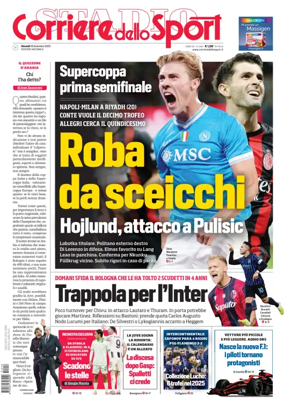 Cover of Corriere dello Sport