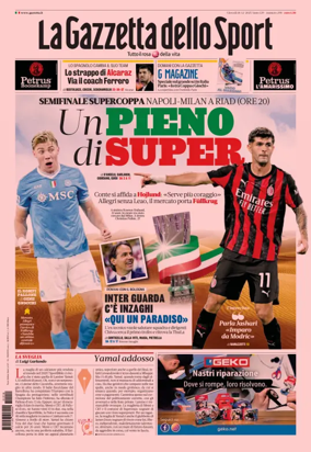 Cover of La Gazzetta dello Sport - Lombardia