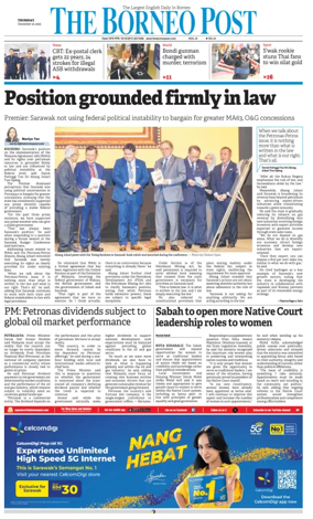 Cover of The Borneo Post