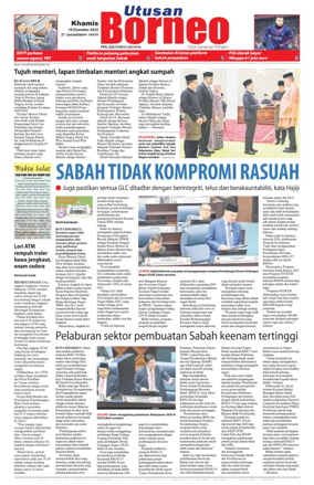 Cover of Utusan Borneo (Sabah)