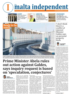 Cover of Malta Independent