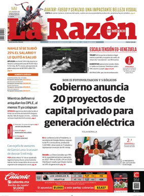 Cover of La Razon de Mexico