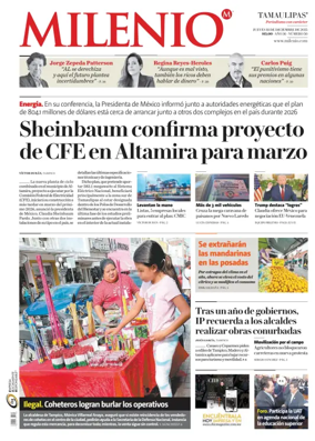 Cover of Milenio Tamaulipas