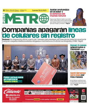 Cover of Publimetro Guadalajara