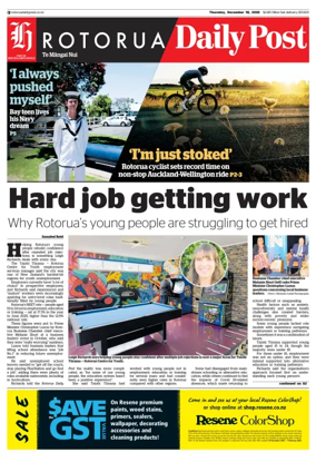 Cover of Rotorua Daily Post