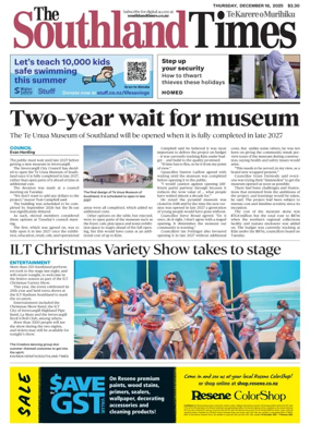 Cover of The Southland Times