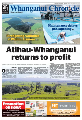 Cover of Wanganui Chronicle