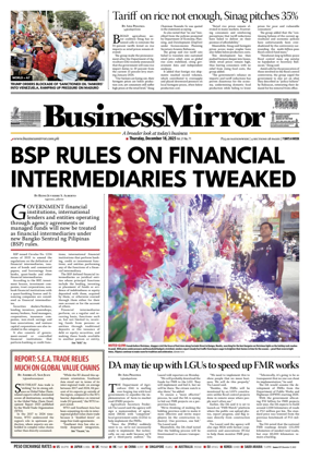 Cover of BusinessMirror