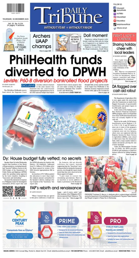 Cover of Daily Tribune (Philippines)