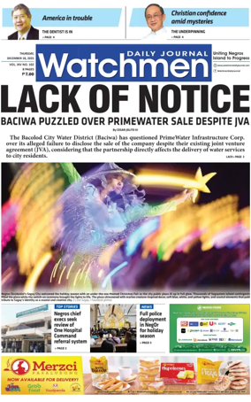 Cover of Watchmen Daily Journal