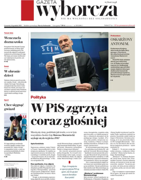 Cover of Gazeta Wyborcza Stoleczna