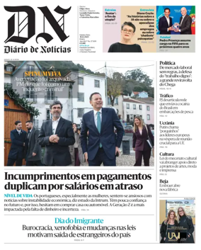 Cover of Diario de Noticias