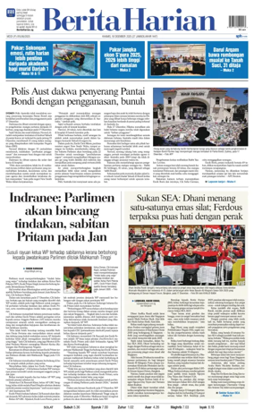 Cover of Berita Harian