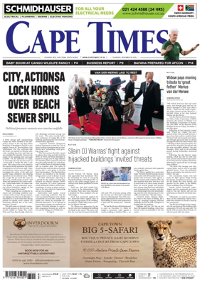 Cover of Cape Times