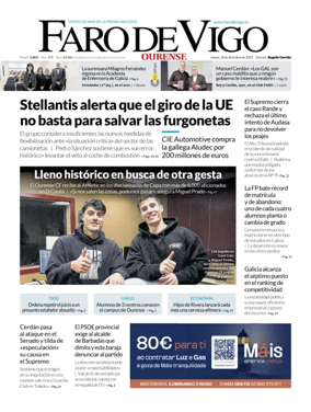 Cover of Faro de Vigo (Ourense)