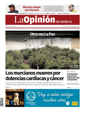 Cover of La Opinión de Murcia