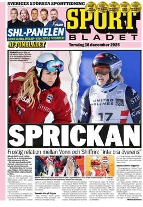 Cover of Sportbladet