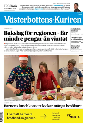 Cover of Västerbottens-Kuriren
