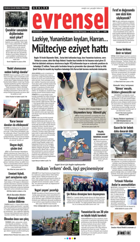 Cover of Evrensel Gazetesi