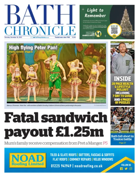 Cover of Bath Chronicle