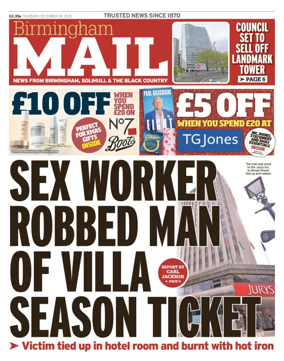 Cover of Birmingham Mail