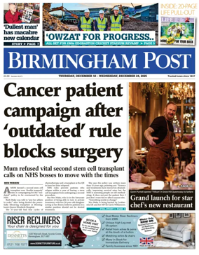 Cover of Birmingham Post