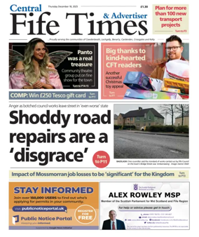 Cover of Central Fife Times