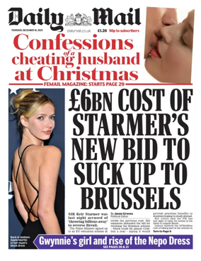 Cover of Daily Mail