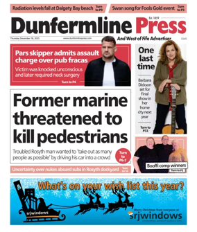 Cover of Dunfermline Press