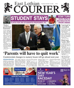 Cover of East Lothian Courier