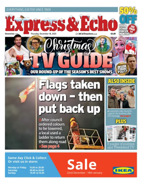 Cover of Express & Echo (City & East Devon Edition)