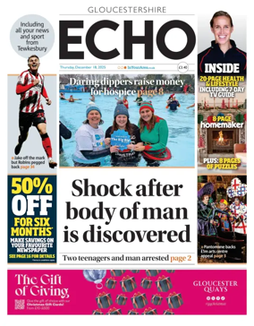 Cover of Gloucestershire Echo