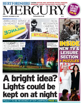 Cover of Hertfordshire Mercury