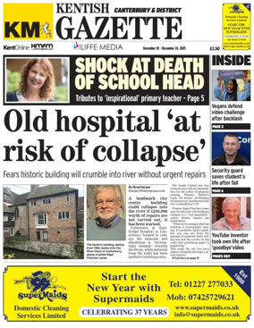 Cover of Kentish Gazette Canterbury & District