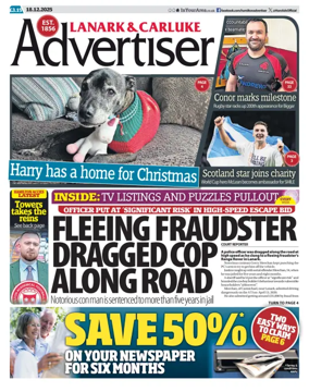 Cover of Lanark & Carluke Advertiser