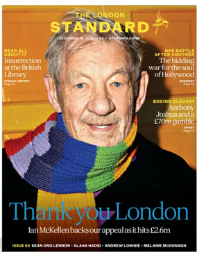 Cover of London Evening Standard (West End Final A)