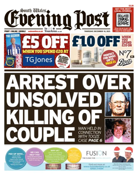 Cover of South Wales Evening Post