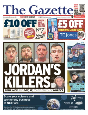 Cover of Teesside Evening Gazette