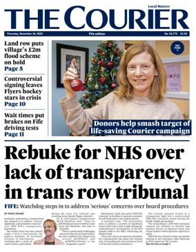 Cover of The Courier & Advertiser (Fife Edition)