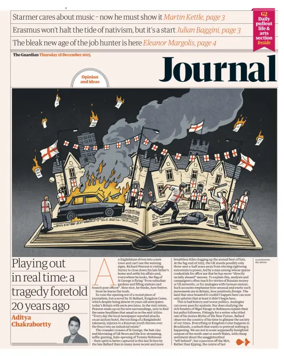 Cover of The Guardian e-paper Journal