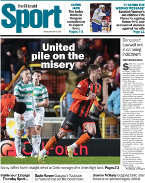 Cover of Herald Sport