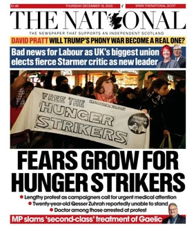 Cover of The National (Scotland)