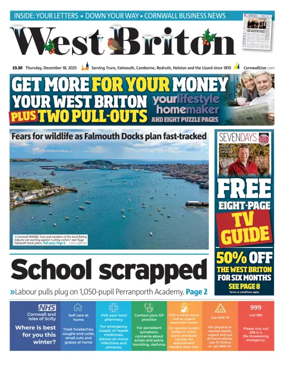 Cover of West Briton (Camborne, Redruth, Hayle)