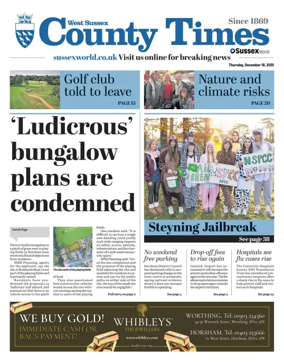 Cover of West Sussex County Times