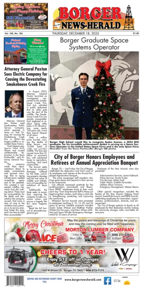 Cover of Borger News-Herald