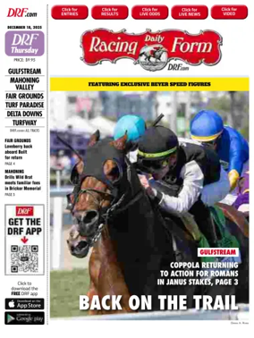 Cover of Daily Racing Form National Digital Edition